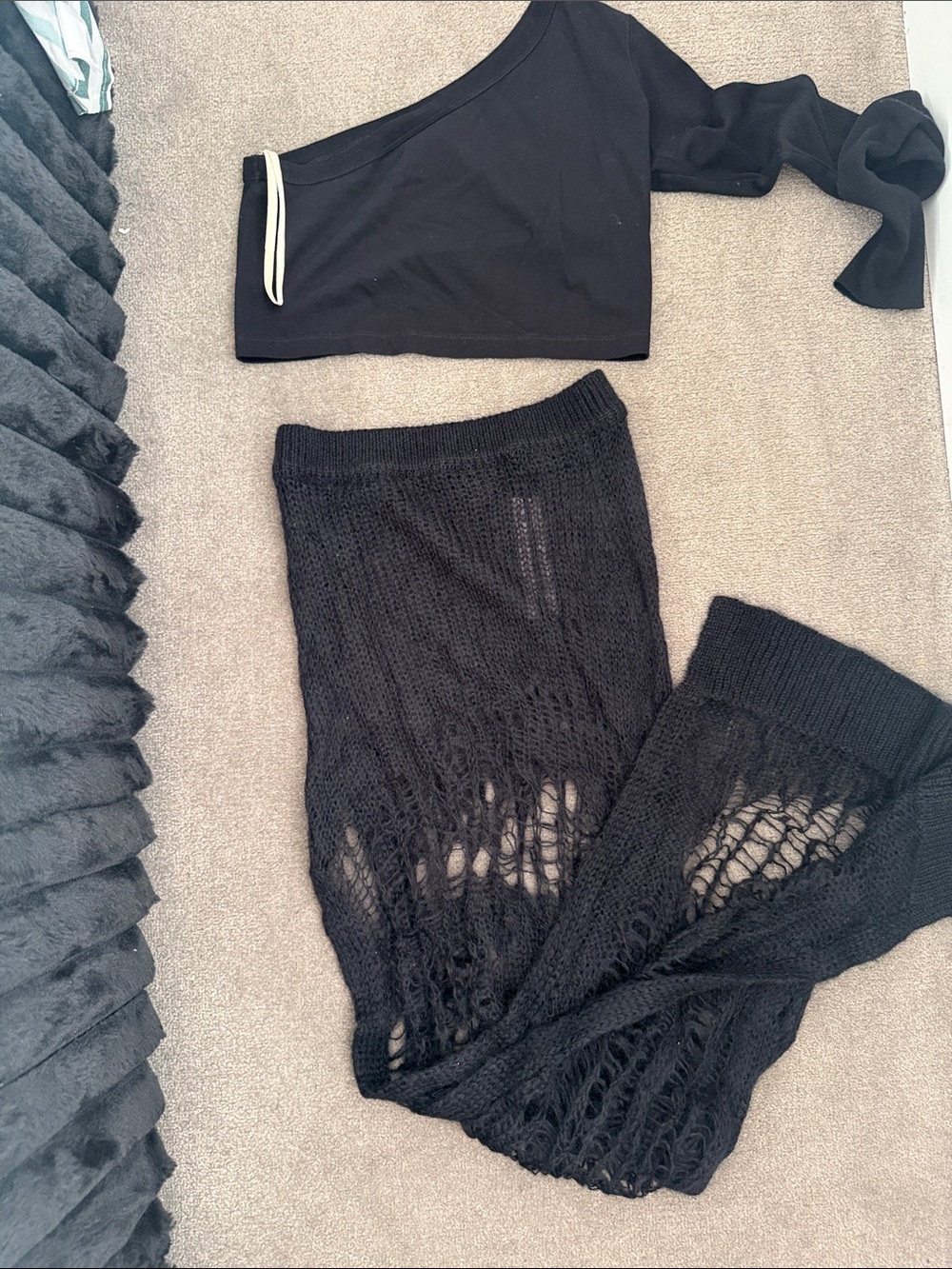 Rick Owen’s top and Skirt